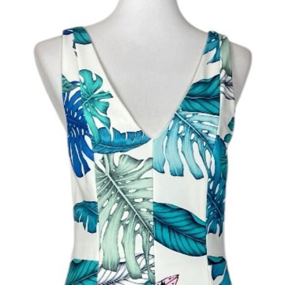 Talulah New Dress Sheath V-neck All of the Stars Jungle Leaf Women’s Size Large - Picture 5 of 11